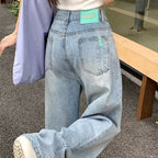 American-style High Waist Loose And Slimming Plus Size Small Wide-leg Trousers