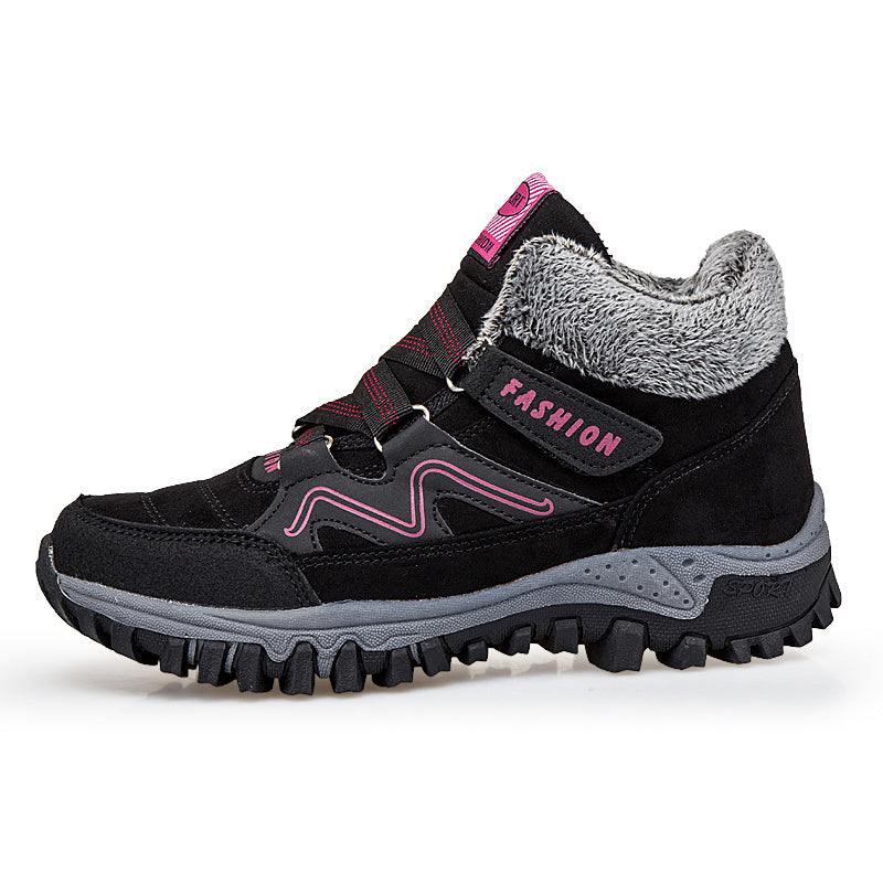 Outdoor Snow Plus Velvet Warm Women's Cotton Shoes