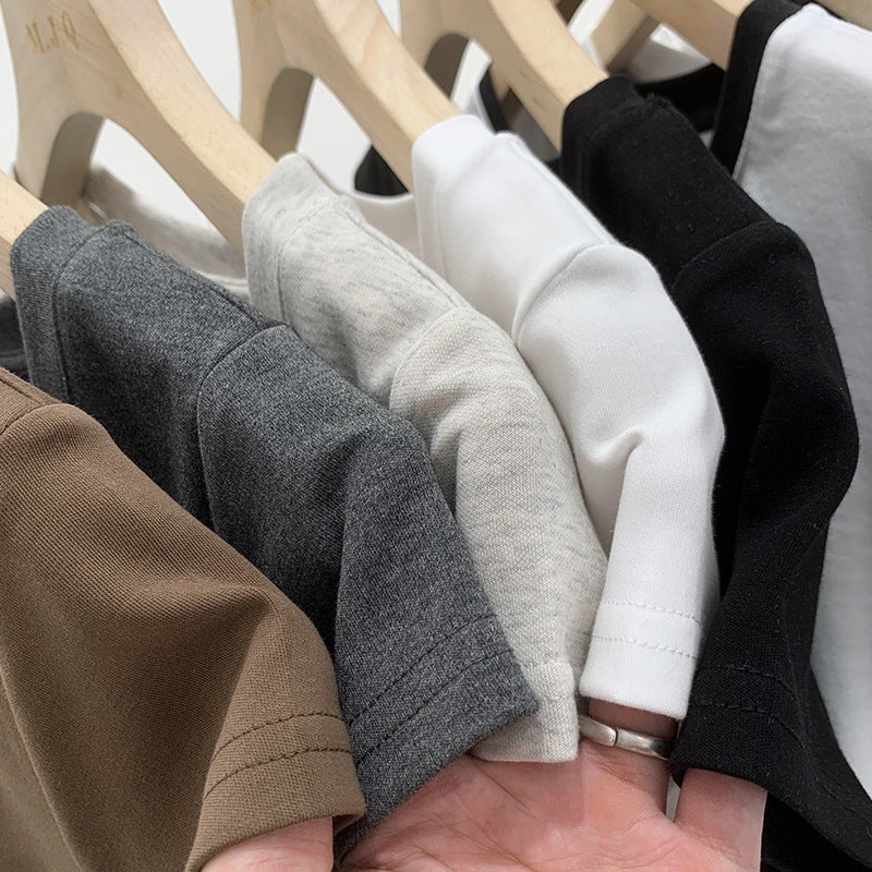 Sweet Cool Hot Girl Style Short-sleeved T-shirt Women's V-neck Shoulder Slim Fit Slimming