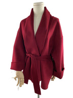 Short Double-faced Woolen Goods Classic Style Woolen Coat