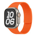 IwatchS10 Dynamic Wind Litchi Pattern Soft Magnetic Silicone Watch Strap