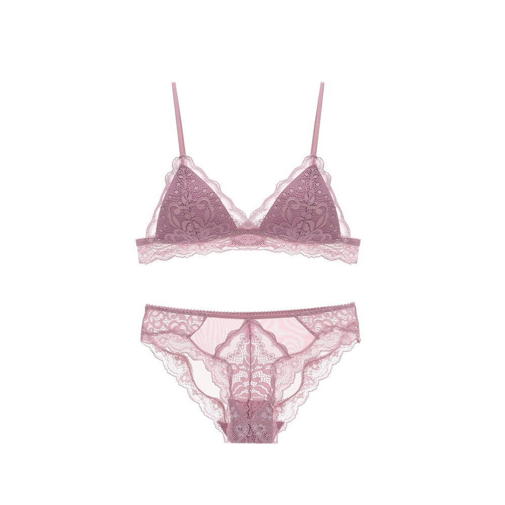 Triangle cup bra suit