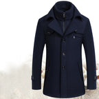 Wool jacket men's woolen coat