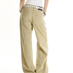 Women's Solid Color American Retro Hot Girl Jeans