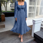 Vacation Long Sleeve Casual Dress Women's Clothing