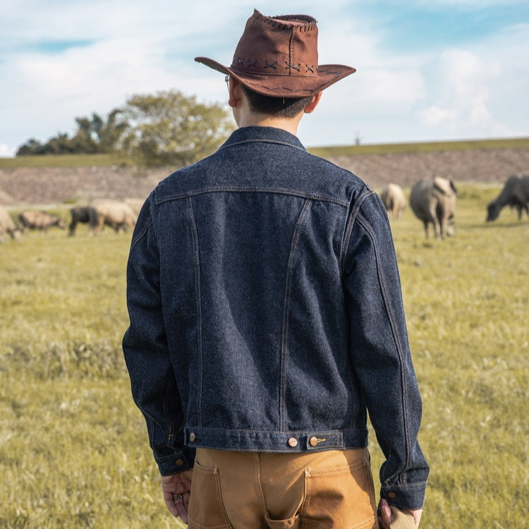 Denim Coat American Retro Jacket Men
